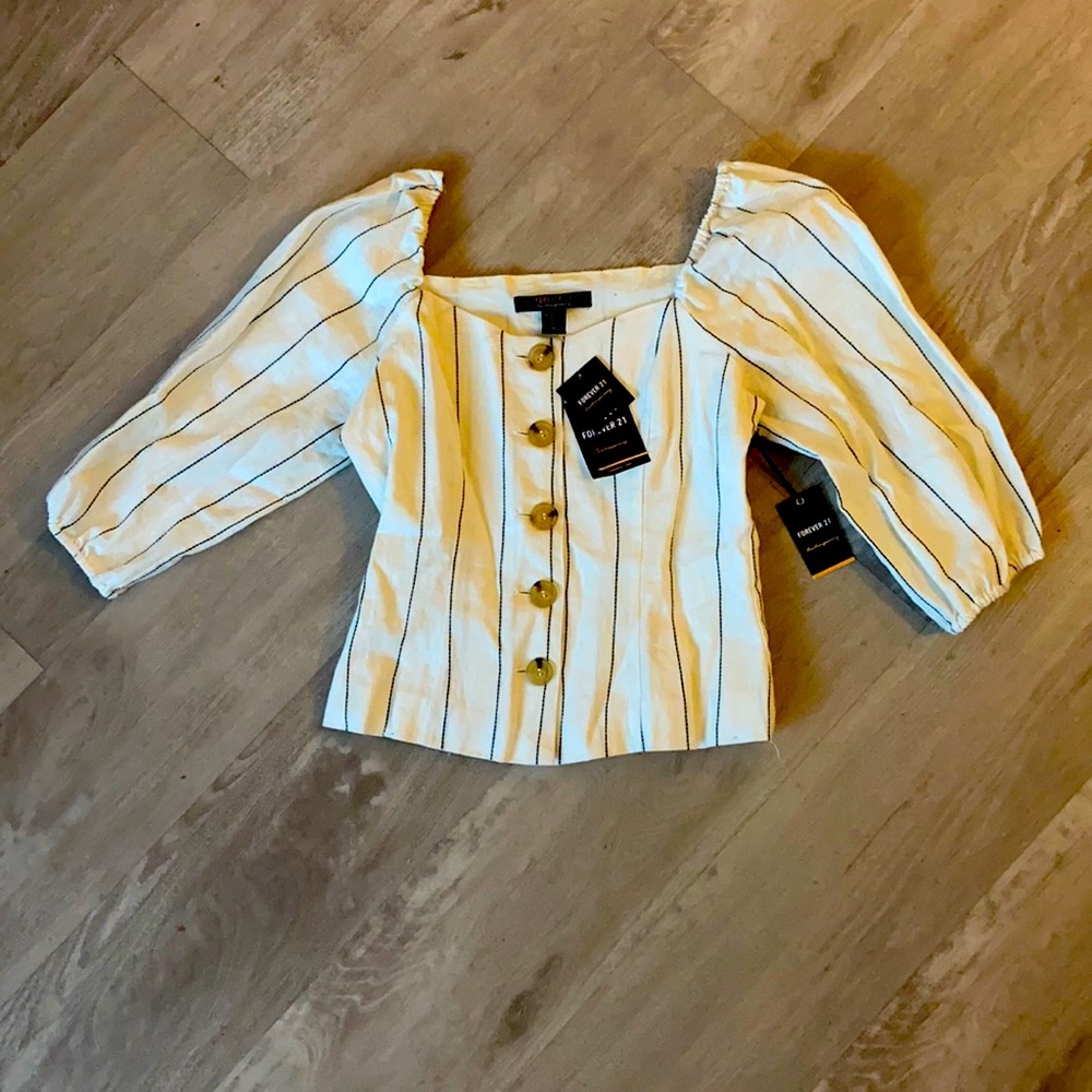 Striped off the shoulder professional summer